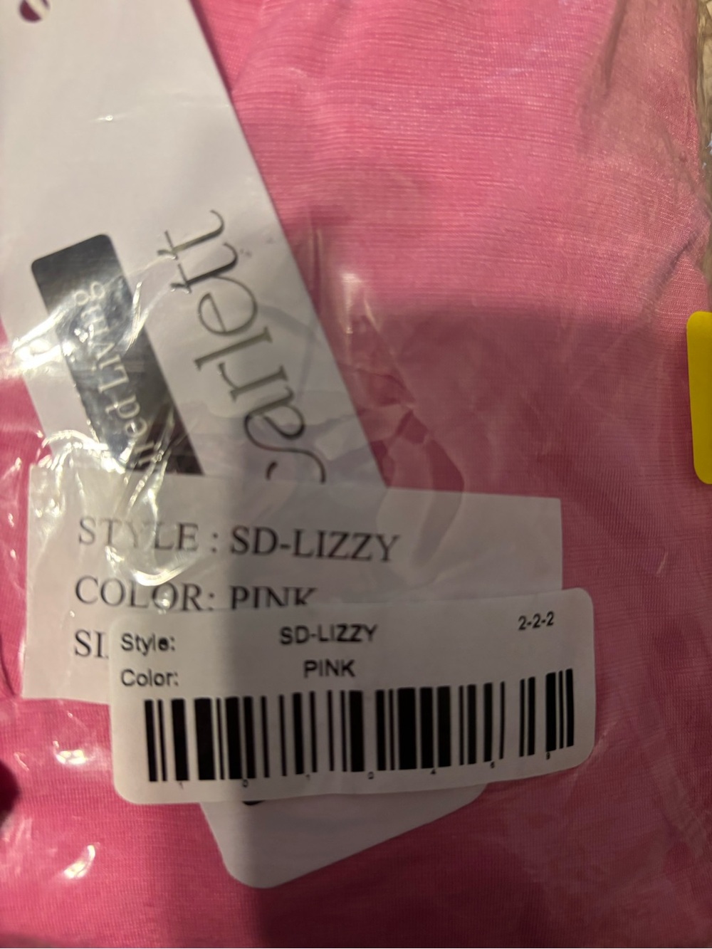 Dear Scarlett Women’s blouse pink v neck with tab sleeve S M L - Picture 6 of 8